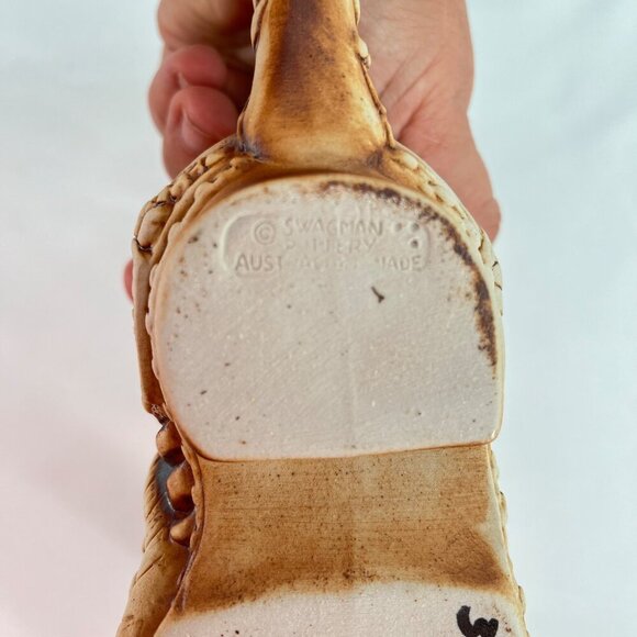 Rare Swagman Pottery Made In Australia Ceramic Tea Pot 8''L X 5.5'' H, Collectib - Picture 8 of 8